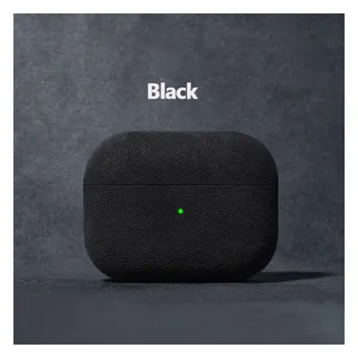 (black, AirPods 1/2) For Apple Airpods Pro Case Italian Alcantara Luxury Leather Protective Cove