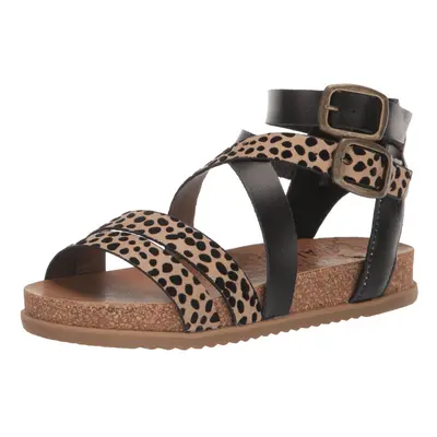 Blowfish Malibu Women's Fandie Gladiator Sandal Sand Pixie Leopard/Bl