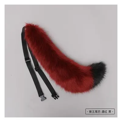 (gray) New Red Fox Anime Beast Ear Beast Tail Wolf Ear Cat Ear Headband Custom Cosplay Golden Lo