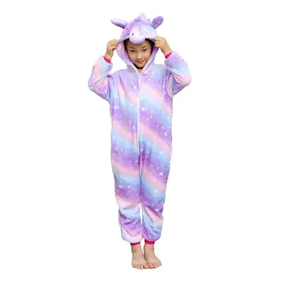 HQFURS Kids Unisex Unicorn Costume Animal Onesie Pajamas Halloween 4t