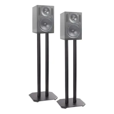 Duronic SPS1022-60 Speaker Stand (pair), MEDIUM 60cm, Set of Steel Base Supports for Stereo Loud