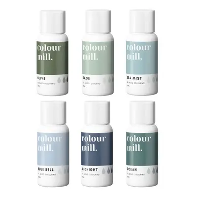 (Coastal Colours) Colour Mill Oil Based Food Colouring Sets x 20ml