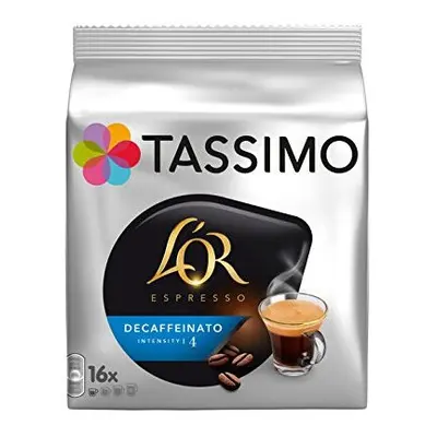 Tassimo Lor Espresso Decaffeinated Decaf Coffee Discs/Servings