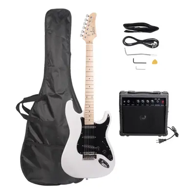 Electric Guitar Pickup Full Set W/ Pickguard 20W Amp Bag Strap Cord