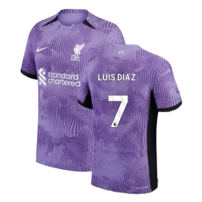 (XXL) Liverpool Third Authentic Match Shirt (Luis Diaz 7)