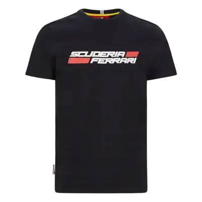 (XXL) Ferrari FW Mens Scuderia Logo Tee (Black)