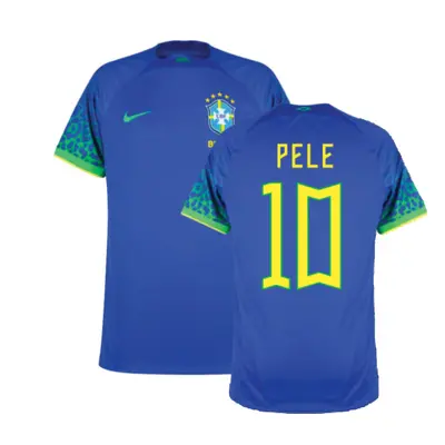 (XL) Brazil Away Shirt (PELE 10)