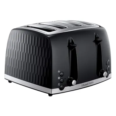 4-slice toaster (individual and extra-wide slots with high lift, levels of browning, freeze/canc