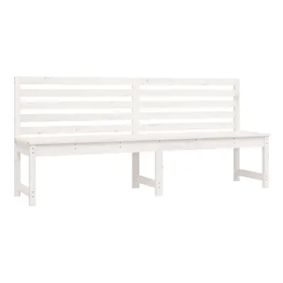 (white pine, 201.5 x x 91.5 cm) vidaXL Garden Bench Outdoor Picnic Bench Camping Wooden Bench So