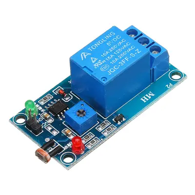 Photosensitive Resistance Sensor With Relay Module 5V Optical Control Light Tracking Switch Modu