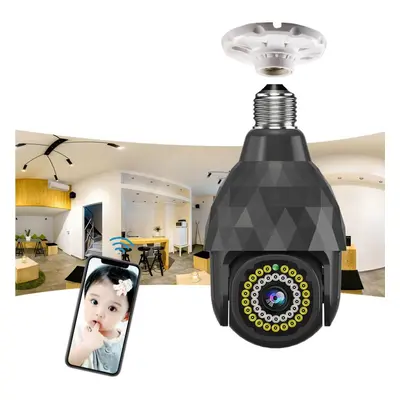 WIFI HD 1080P Surveillance E27 Camera Lights Diamond Bulb Ball Camera Smart Dual-light Night Vis