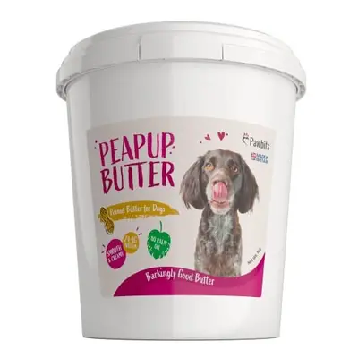 Pawbits Peanut Butter for Dogs - Giant 1KG 100% Natural Pure Protein Dog & Puppy Treat - UK Made