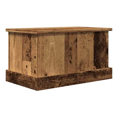 (old wood, x x cm) vidaXL Storage Box Garden Tool Chest Outdoor Storage Bin Box Engineered Wood