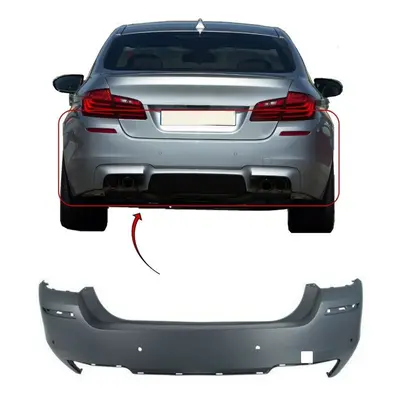 BMW Series F10 Rear Bumper Primed With Pdc Sport Only