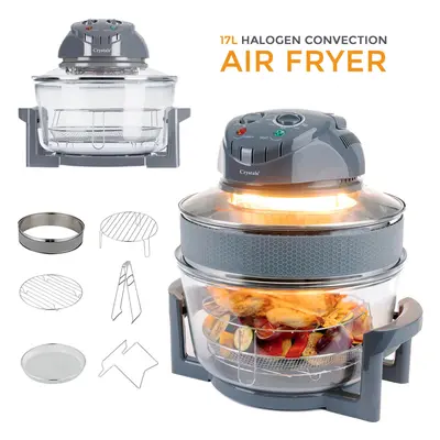 17L Halogen Convection 1400W Electric Cooker Oven Air Fryer with Extender Ring