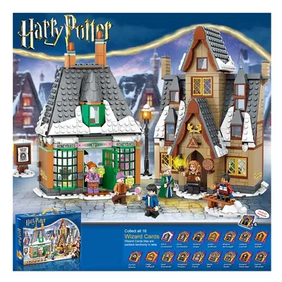 (Hogsmeade) Potter Harry Building Blocks Assembling Educational Toy Model Belfry Castle