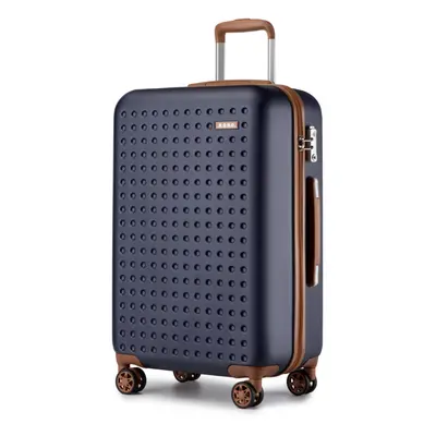 (28 Inch) Navy Color 20/24/28Inch ABS Hard Shell Suitcase Set Travel Wheels Cabin Hand Luggage