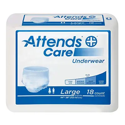 Attends Heavy Absorbency Protective Underwear Size Large Case of