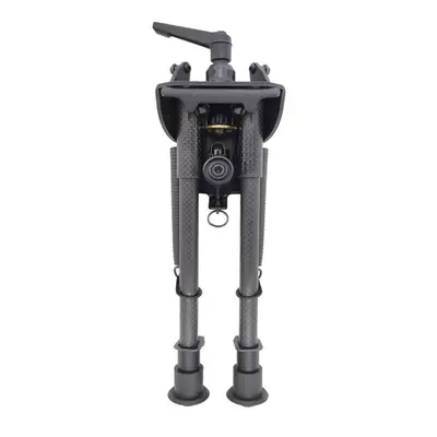 (black) Inch Carbon Fiber Solid Base Bipod Pivoting With Pod-lock For Swivel Style Hunting Shoot