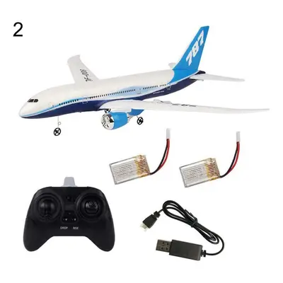 (as the picture, Dual Battery) Play With You Remote Control Aircraft Drone Fixed Wing Plane Kit 