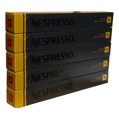 50 Nespresso Volluto Decaffeinato Coffee Capsules