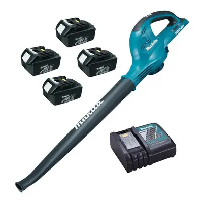 Makita DUB361RF4 18v 36v LXT Cordless Li-Ion Twin Garden Leaf Blower + Batteries