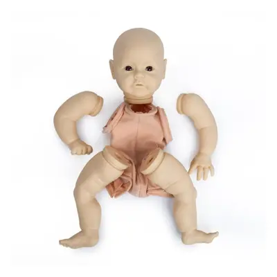 (as the picture, cm) Inches Reborn Bebe Dolls Kits Sue-sue Like Real Baby Blank Unpainted Unfini