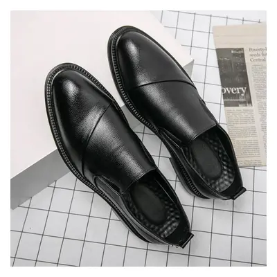 (black, EU:41) Men Loafers Black Dress Fashion Wingtip Shoes Slip On Shoes Driving Casual Stylis