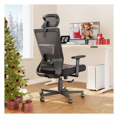 Dripex Office Chair Adjustable Headrest and Lumbar Suppor