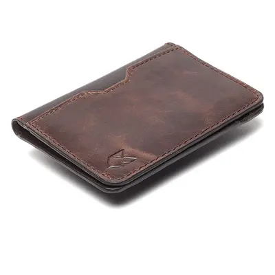 FOXHACKLE Leather Credit Card Holder for Men and Women, Thin Bifold RFID Blocking Wallet, Slim F