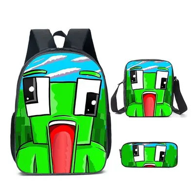 (Style 2) 3pc Unspeakable School Backpack Set