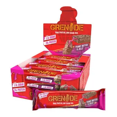 Grenade High Protein, Low Sugar Bar - Peanut Butter & Jelly, x g