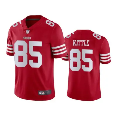 (Women's-L, Scarlet) T-Shirt San Francisco 49ers George Kittle Jersey - Men's/Women's/Youth