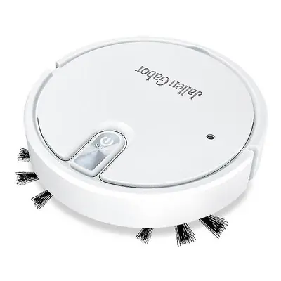 (White) Robot Vacuum Cleaner 5-in-1 Wireless Vacuum Cleaner With Led Atmosphere Lights Quiet Vac