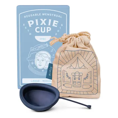 Pixie Soft Menstrual Disc - Ranked for Most Soft Reusable Period Disc - Removable Stem - Wear fo