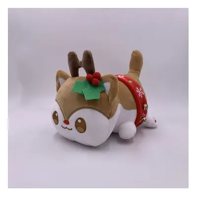 (Reindeer cat ) Aphmau Meemeows Cat Plush Doll Stuffed Animal Doll