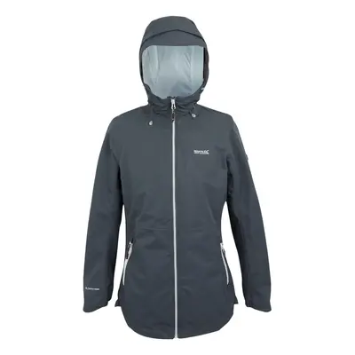 (12 UK, Seal Grey/Oyster Mushroom) Regatta Womens/Ladies Hamara IV Waterproof Jacket