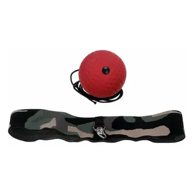 (Red) Boxing Speed Ball Boxing Reflex Ball Exercise Coordination with Headband Improve Reaction 