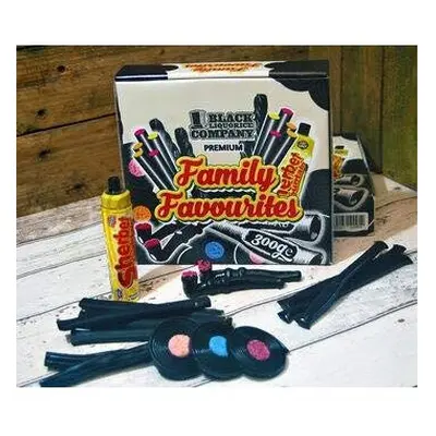 Liquorice Family Favourites Gift Box - Toffee - Pipes - Comfits - Soft Liquorice - Catherine Whe