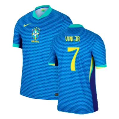 (XXL) Brazil Away Dri-Fit ADV Match Shirt (Vini JR 7)