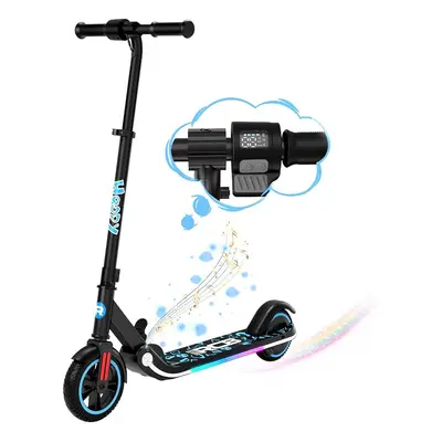 RCB Electric Scooter R11 for Kids,150W Motor Max 9.3mph Bluetooth Speaker Colorful LED Lights Fo