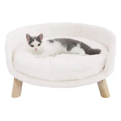 (M(60cm)) Elevated Cat Beds, Cat Stool Bed Durable Round Cat Chair Cushion Sofa