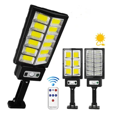 (250COB) LED Solar Spotlights PIR Motion Sensor Solar Wall Lamp Outdoor Waterproof Solar Powered