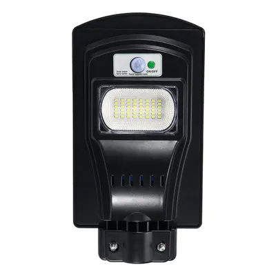 (Black) 40W LED Solar Power Wall Street Light PIR Motion Outdoor Garden Lamp