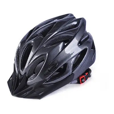 (Black) Professional Road Mountain Bike Helmet Hole Breathable Ultralight Cycling Helmet Motorcy