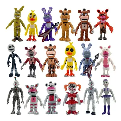 18PCS FNAF Five Nights At Freddy's Action Figures Game Toys Fans Collection