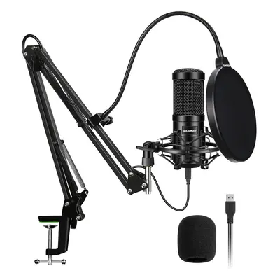 Aokeo AK-60 Professional USB Streaming Podcast PC Microphone with AK-35 Suspension Scissor Arm S