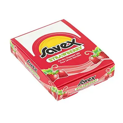 SAVEX CHERRY Lip Balm .25oz 12pack by Savex