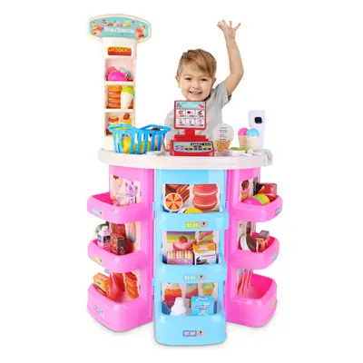 Grocery Shops Shopping House Market Playset Pretend Play Shopkeeper Toy