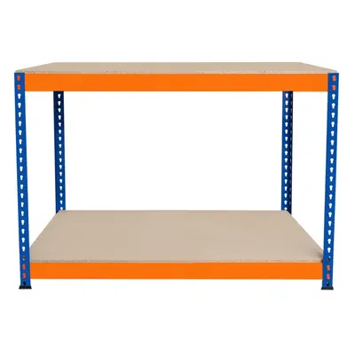 (S-Rax Tier Orange & Blue Workbench 120cm x 60cm x 90cm) S-Rax Tier Orange & Blue Workbenches